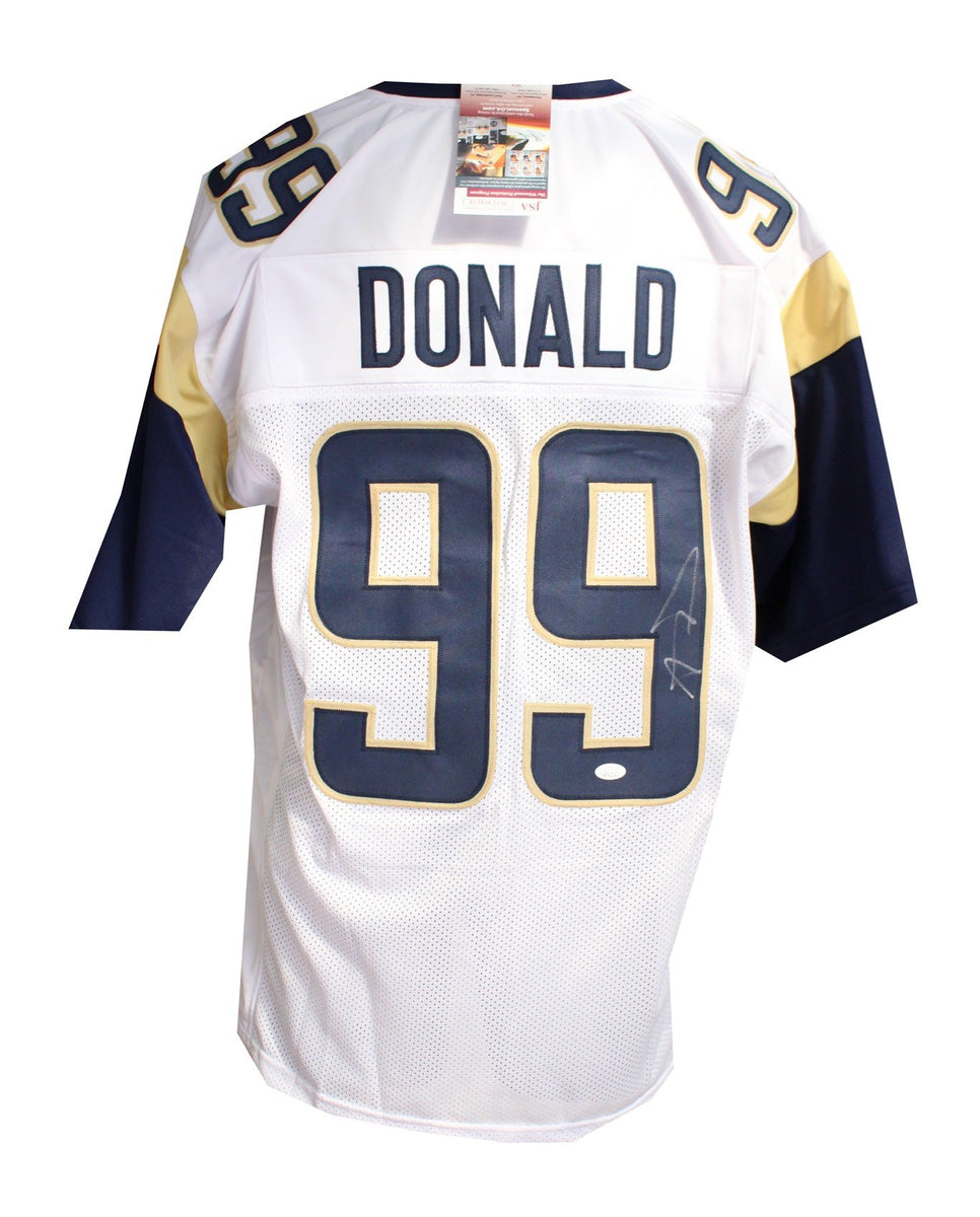 Aaron Donald Los Angeles Rams Signed Autographed Blue Custom