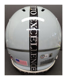 Josh Jacobs Autographed Las Vegas Raiders Proline Full Size Speed Custom Helmet. Beckett Witness