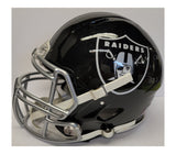 Josh Jacobs Autographed Las Vegas Raiders Proline Full Size Speed Custom Helmet. Beckett Witness
