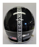 Josh Jacobs Autographed Las Vegas Raiders Proline Full Size Speed Custom Helmet. Beckett Witness