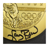 Larry Bird Autographed 1996 Olimpiada Barcelona Replica Medal. PSA/NDA Witness
