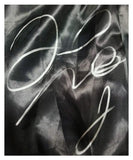 Floyd Mayweather Jr. "PRETTY BOY" Autographed "TITTLE"  Black & Red Boxing Trunks. Beckett