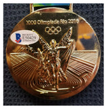 Klay Thompson "Golden State Warriors" Autographed Rio de Janeiro Olympics Medal. Beckett