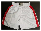 Julio Cesar Chavez Sr. Autographed Cleto Reyes Boxing White Trunks. JSA