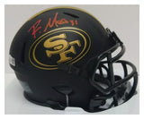 Raheem Mostert "San Francisco 49ers" Eclipse Riddell Speed Mini Helmet. Fanatics