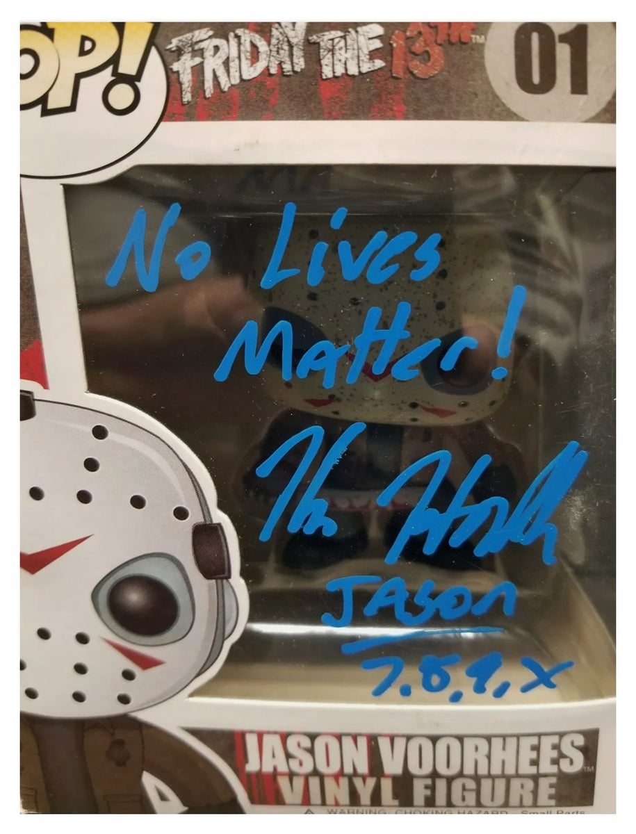 Jason Voorhees Signed store Funko Pop Friday the 13 2009 JSA COA