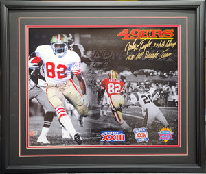 John Taylor "San Francisco 49ers, Super Bowl Champion" Autographed 16x20 photo. Beckett Authentication