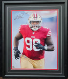 Javon Hargrave "San Francisco 49ers" Autographed 16x20 photo Frame Beckett .