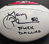 Gary Plummer "San Francisco 49ers" Autographed Photo Ball Beckett Witness