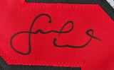 Fred Warner "San Francisco 49ers" Autographed White Throwback Custom Jersey Size XL. Beckett