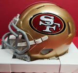 Dre Greenlaw "San Francisco 49ers" Autographed Riddell Speed Mini Helmet. Beckett