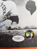 Willie Mays "New York Giants" Sliding on 3rd Base Autographed 8x10 photo. JSA