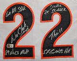 Will 'The Thrill " Clark "San Francisco Giants Autograph Custom Frame Jersey, Beckett