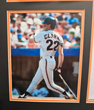 Will 'The Thrill " Clark "San Francisco Giants Autograph Custom Frame Jersey, Beckett