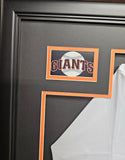 Will 'The Thrill " Clark "San Francisco Giants Autograph Custom Frame Jersey, Beckett