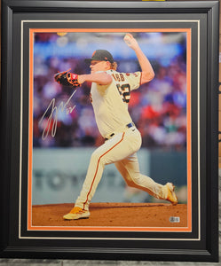 Logan Webb "San Francisco Giants" Autographed 16x20 Photo Frame. Beckett