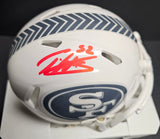 Patrick Willis "San Francisco 49ers" Autographed Salute to Service Mini Helmet. Beckett