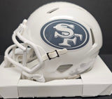 Patrick Willis "San Francisco 49ers" Autographed Salute to Service Mini Helmet. Beckett