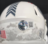 Patrick Willis "San Francisco 49ers" Autographed Salute to Service Mini Helmet. Beckett