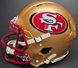 Patrick Willis "San Francisco 49ers" Autographed Throwback Full Size Proline Helmet. Beckett