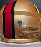 Patrick Willis "San Francisco 49ers" Autographed Throwback Full Size Proline Helmet. Beckett