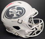 Patrick Willis "San Francisco 49ers & Hall of Fame" Autographed Salute to Service Full Size Replica Riddell Helmet. Beckett