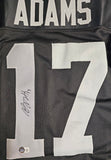 Davante Adams "Las Vegas Raiders" Autographed Custom Jersey Size XL. Beckett