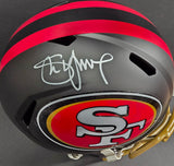 Steve Young "San Francisco 49ers, Super Bowl Champion" Autographed Riddell Rivalries Full Size Replica Helmet. Beckett