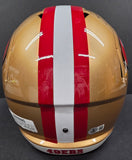 George Kittle "San Francisco 49ers" Autographed Full Size Riddell Replica Helmet. Beckett Witness