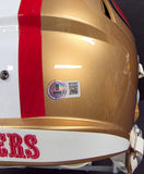 George Kittle "San Francisco 49ers" Autographed Full Size Riddell Replica Helmet. Beckett Witness