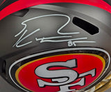 George Kittle "San Francisco 49ers" Autographed Full Size Riddell Replica Helmet Rivalries. Beckett Witness