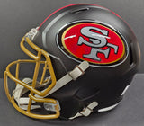 George Kittle "San Francisco 49ers" Autographed Full Size Riddell Replica Helmet Rivalries. Beckett Witness