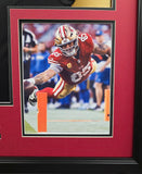 George Kittle "San Francisco 49ers" Autographed Rivalries custom jersey Framed. Beckett Witness