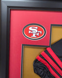 George Kittle "San Francisco 49ers" Autographed Rivalries custom jersey Framed. Beckett Witness