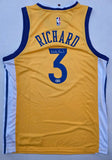 Will Richard "Golden State Warriors" Autographed Yellow & White Jersey Size XL. Beckett