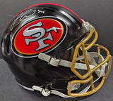 Fred Warner "San Francisco 49ers" Autographed Riddell Full Size Replica Rivalry Speed Helmet. Beckett