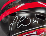 Fred Warner "San Francisco 49ers" Autographed Riddell Full Size Replica Rivalry Speed Helmet. Beckett
