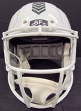 Fred Warner "San Francisco 49ers" Autographed Riddell Full Size Replica Salute to Service White Speed Helmet. Beckett