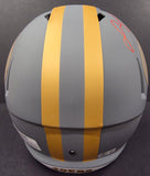 Fred Warner "San Francisco 49ers" Autographed Riddell Full Size Replica Slate Speed Helmet. Beckett