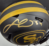 Fred Warner "San Francisco 49ers" Autographed Riddell Eclipse Speed Mini Helmet. Beckett