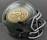 Fred Warner "San Francisco 49ers" Autographed Riddell Green Speed Replica Full size helmet. Beckett