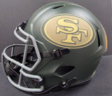 Fred Warner "San Francisco 49ers" Autographed Riddell Green Speed Replica Full size helmet. Beckett