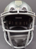 Fred Warner "San Francisco 49ers" Autographed Riddell Green Speed Replica Full size helmet. Beckett