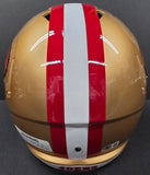 Frank Gore "The Tank" "San Francisco 49ers" Autographed Full Size Riddell Speed Replica Helmet. Beckett