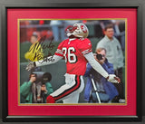 Merton Hanks "San Francisco 49ers" Autographed 16x20 Photo Frame Beckett