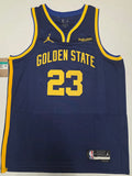 Draymond Green "Golden State Warriors" Autographed Blue NIKE Swingman size XL. Beckett