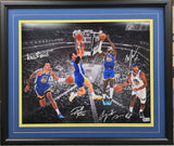 Will Richard, Pat Spencer, Buddy Hield, Moses Moody Golden State Warriors Autographed 16x20 Photo Frame. Beckett