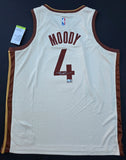 Moses Moody "Golden State Warriors" Autographed "The Town" Jersey Size XL. Beckett