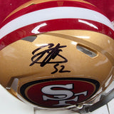 Patrick Willis Autographed San Francisco 49ers Riddell Speed Mini Helmet. Beckett