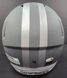 Emmitt Smith "Dallas Cowboys" Autographed Slate Full Size Replica Helmet. JSA
